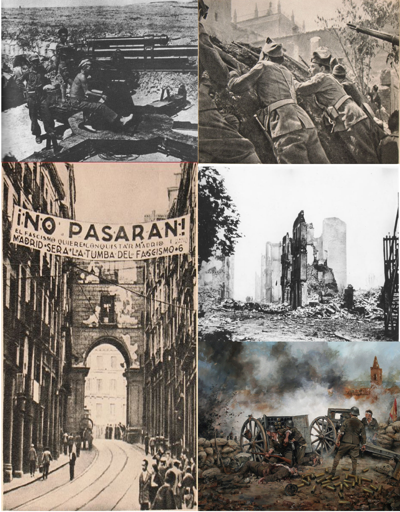 Guerra Civil española. Wikimedia Commons
